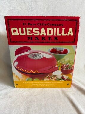 El Paso Chile Company Quesadilla Maker NEW